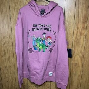 30th Anniversary Pink Disney Toy‎ Story hoodie NWT Size XL